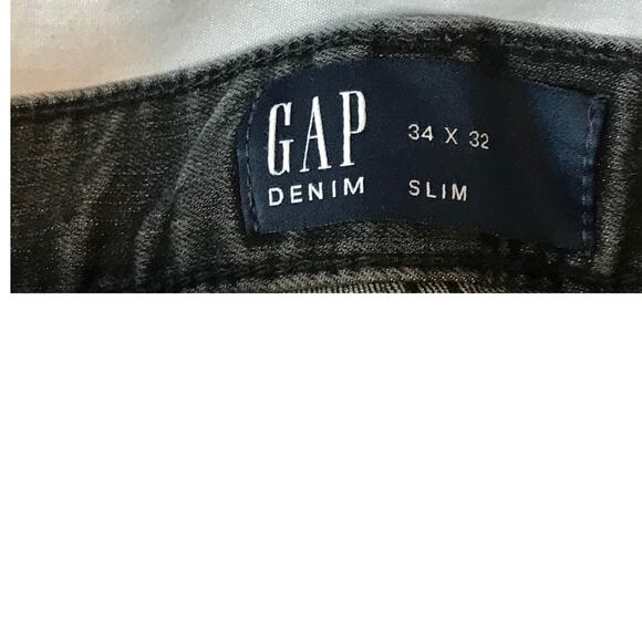 Gap Black Slim Jeans, Men's 34x32 - Picture 4 of 4